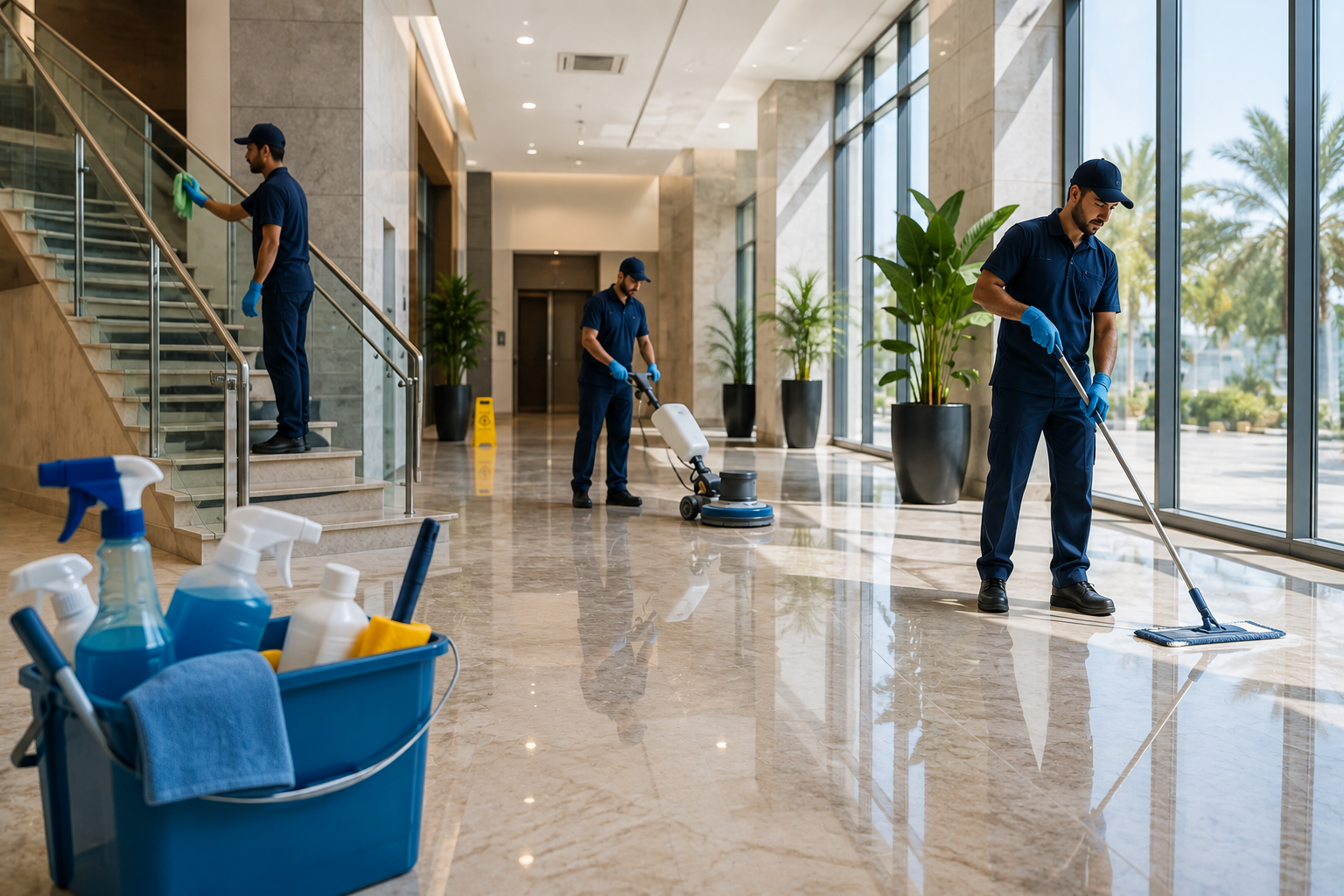 خدمات شركة تنظيف مباني في العين
