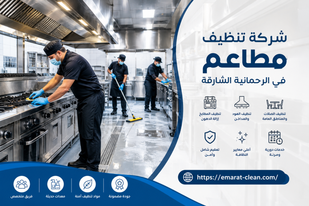 شركة تنظيف مطاعم في الرحمانية الشارقة