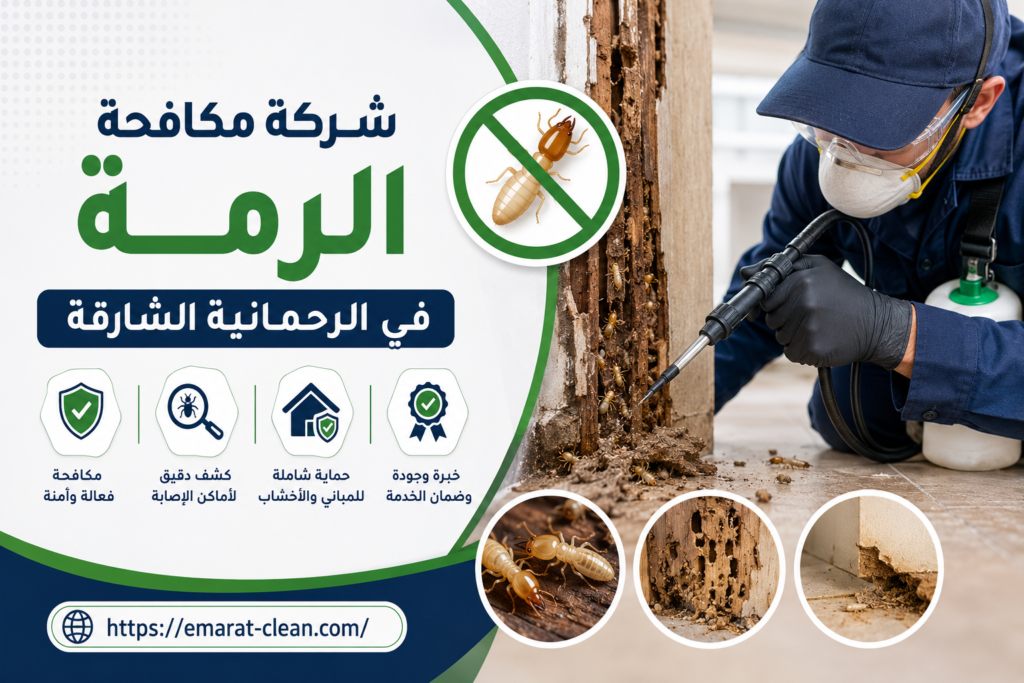 شركة مكافحة الرمة في الرحمانية الشارقة