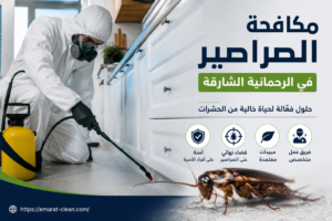 شركة مكافحة الصراصير في الرحمانية الشارقة